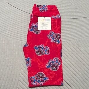 Beautiful pink camera LulaRoe leggings OS